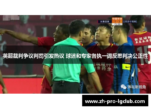 英超裁判争议判罚引发热议 球迷和专家各执一词反思判决公正性
